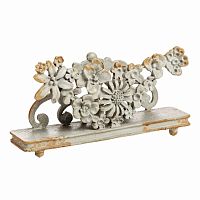 подставка для визиток pewter flower серая в Нижневартовске