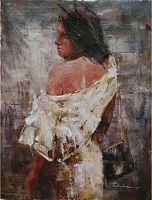 картина маслом брюнетка в Нижневартовске