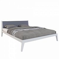 кровать полутораспальная 140x200 серая fly в Нижневартовске