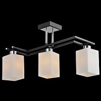 потолочная люстра eurosvet 70018/3 хром/венге в Нижневартовске