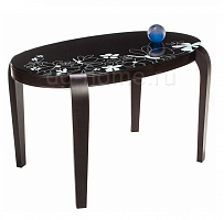 стол стеклянный onix черный, белый в Нижневартовске