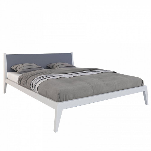 кровать полутораспальная 140x200 серая fly в Нижневартовске