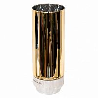 стеклянная ваза золотая 10x22 см в Нижневартовске