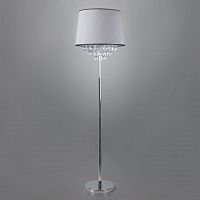 торшер eurosvet opera 01037/1 хром/прозрачный хрусталь strotskis в Нижневартовске