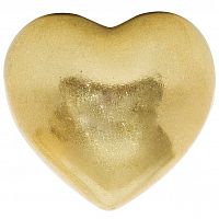 фигурка сердечко 7,6х7,1х4,6 золотое в Нижневартовске