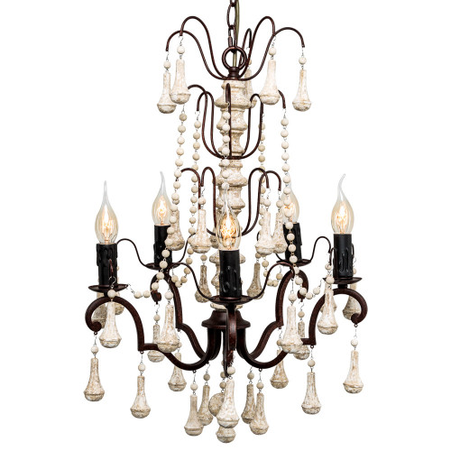 люстра «бонетт» бежевая с эффектом патины в Нижневартовске