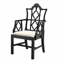 кресло rufino от eichholtz черное в Нижневартовске