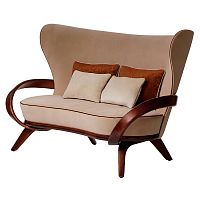 диван apriori полукруглый бежевый с коричневым в Нижневартовске