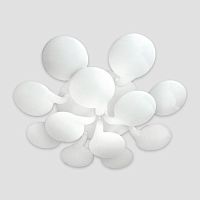 потолочная светодиодная люстра ambrella light orbital cloud fc26/12 wh 432w d1140 в Нижневартовске