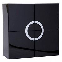 комод lotus черный лак в Нижневартовске