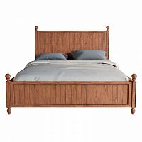 кровать деревянная двуспальная 160х200 коричневая palermo natural в Нижневартовске