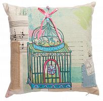 подушка с вышивкой в стиле «прованс» musique в Нижневартовске