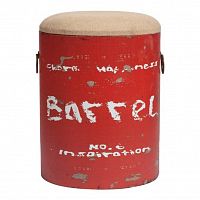 столик-табурет barrel red красный в Нижневартовске