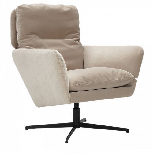 кресло amy с черными ножками молочное в Нижневартовске