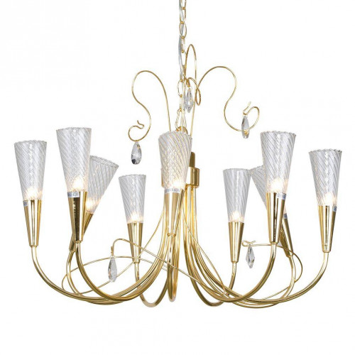 люстра дизайнерская fred золото прозрачная в Нижневартовске