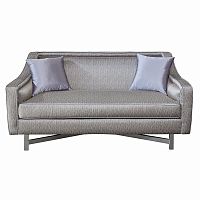 диван gd-zw-612n02 двухместный прямой серый в Нижневартовске