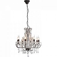 подвесная люстра princess прозрачная на 8 ламп в Нижневартовске