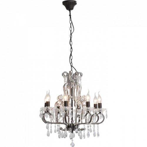 подвесная люстра princess прозрачная на 8 ламп в Нижневартовске