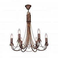 подвесная люстра toplight lucinda tl7350d-06br в Нижневартовске