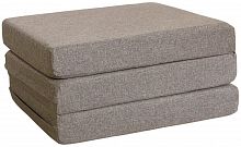 пуф шарм-дизайн матрас мобильный шаг 120 латте в Нижневартовске