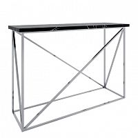 консоль черная с мраморной столешницей майлз в Нижневартовске