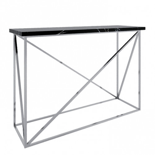 консоль черная с мраморной столешницей майлз в Нижневартовске