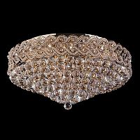 потолочная люстра eurosvet 3296/16 золото/прозрачный хрусталь strotskis в Нижневартовске