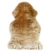 меховой коврик из овчины бежевый 95х55 см в Нижневартовске