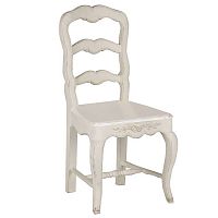 стул с деревянным сиденьем марсель фасад: молочно-белый (марсель), с узором, с состарива в Нижневартовске
