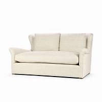 диван wing back прямой белый в Нижневартовске