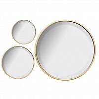 комплект зеркал золото трио, 3 штуки в Нижневартовске