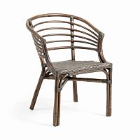 кресло из ротанга коричневое cc0686fn46 от la forma (ex julia grup) в Нижневартовске