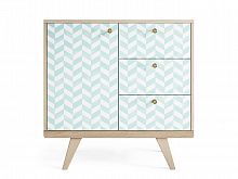 мини-комод thimon осветлённый дуб принт №050 в Нижневартовске