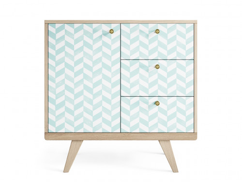 мини-комод thimon осветлённый дуб принт №050 в Нижневартовске