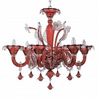 подвесная люстра ideal lux ca vendramin sp6 rosso в Нижневартовске