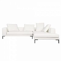 диван linnea трехместный угловой белый в Нижневартовске