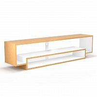 тумба под телевизор длинная белая 140 см tube-3 в Нижневартовске