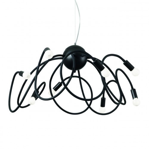 подвесная люстра ideal lux multiflex sp8 nero в Нижневартовске