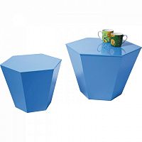 столик кофейный hexagon синий в Нижневартовске