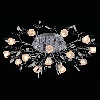 потолочная люстра eurosvet 5122/16 хром/белый в Нижневартовске