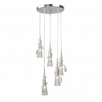 люстра дизайнерская albus серебро прозрачная в Нижневартовске