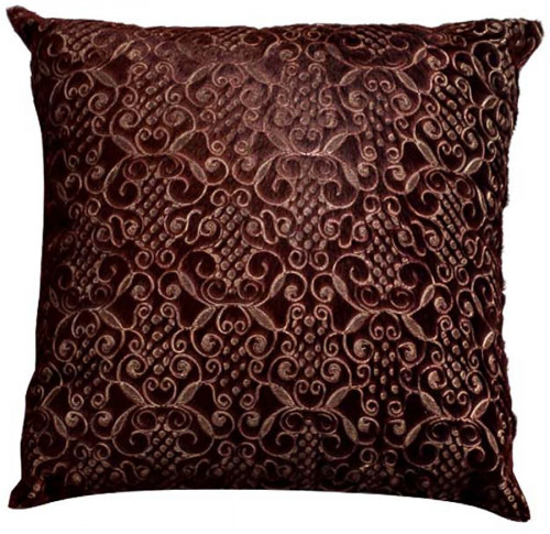 подушка меховая 40*40 ван-гог бордо в Нижневартовске