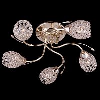 потолочная люстра eurosvet 70021/5 золото в Нижневартовске