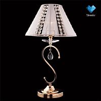 настольная лампа eurosvet 3419/1t золото/белый strotskis в Нижневартовске