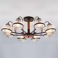 потолочная люстра eurosvet livia 70081/8 черный в Нижневартовске