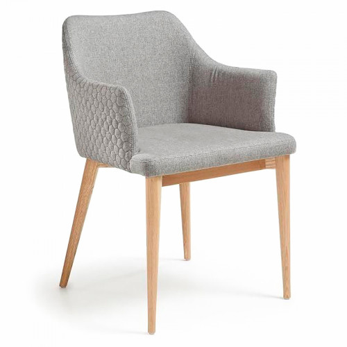 кресло danai ткань серое в Нижневартовске