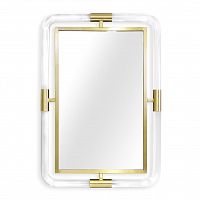зеркало прямоугольное настенное золото гарольд в Нижневартовске
