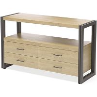 тумба под tv neo loft светло-коричневая в Нижневартовске