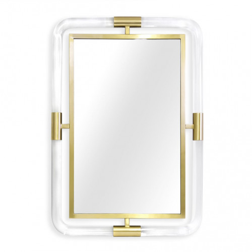 зеркало прямоугольное настенное золото гарольд в Нижневартовске
