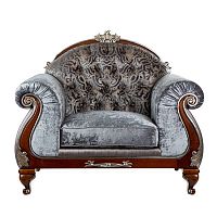 кресло stradivari серо-голубое в Нижневартовске